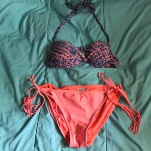 Xhilaration push up top and bottoms swimsuit